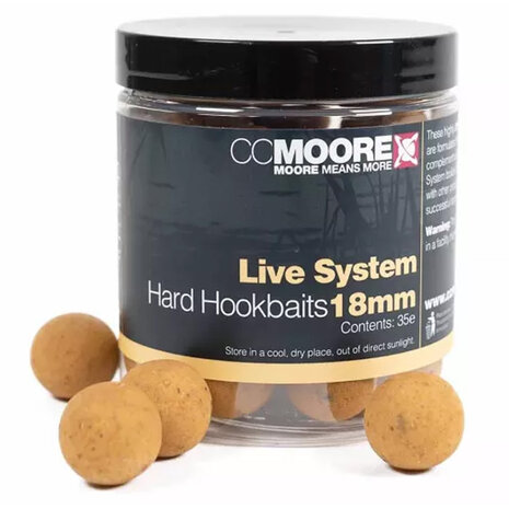 CC Moore - Hard Hookbaits Live System / 18mm - CC Moore