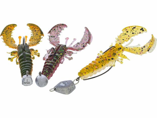 Westin - Creature Bait Rigged &lsquo;N Ready Crecraw Slim Dark Water Mix / 5.5cm - Westin