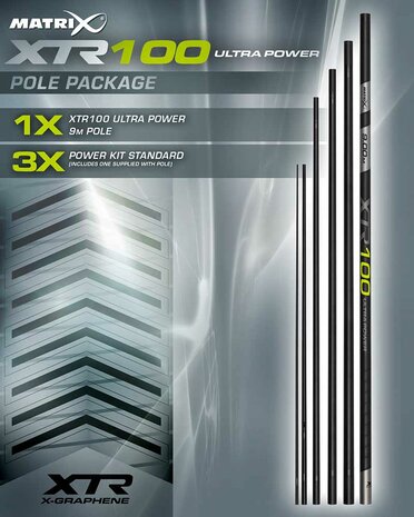 Matrix - Vaste hengel XTR100 Ultra Power Package / 9,00m - Matrix