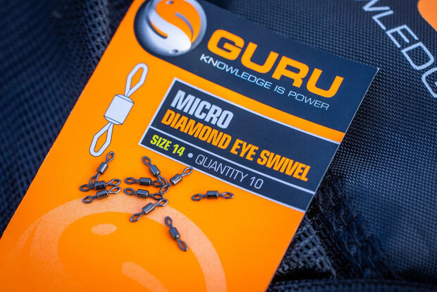 Guru - Size 14 Micro Diamond Eye Swivel - Guru