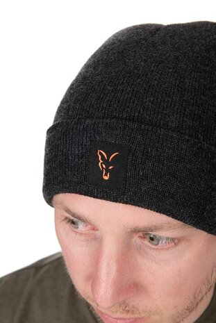 Fox Carp - Collection Beanie GBlack/Orange - Fox Carp