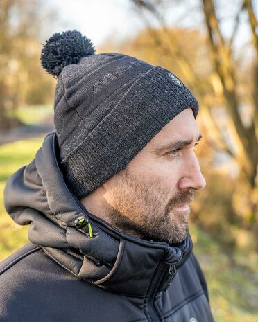 Matrix - Grey Sherpa Bobble Hat - Matrix
