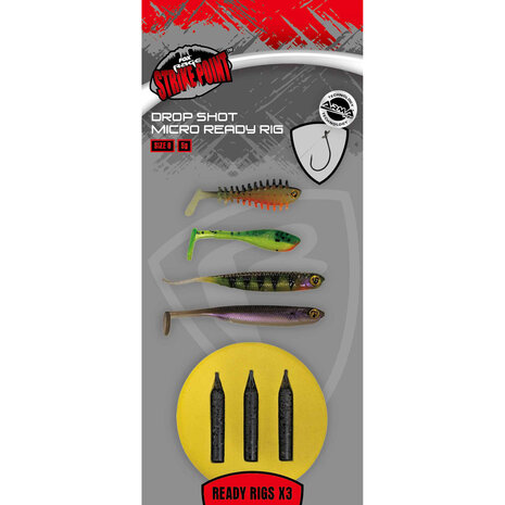 Fox Rage - Drop Shot Micro Ready Rig Kit - Size 8 / 5.0gr - Fox Rage