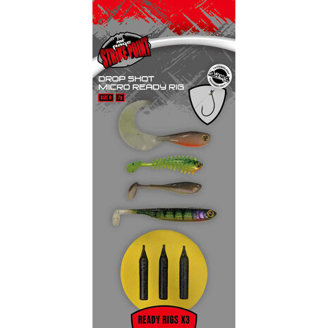 Fox Rage - Drop Shot Micro Ready Rig Kit - Size 6 / 7.0gr - Fox Rage