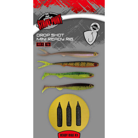 Fox Rage - Drop Shot Mini Ready Rig Kit - Size 2 / 12.0gr - Fox Rage