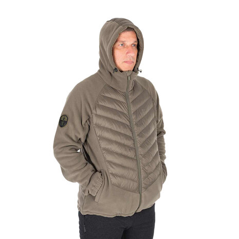 Fox Carp - Explorer Fleece Hooded Jacket Olive - Fox Carp