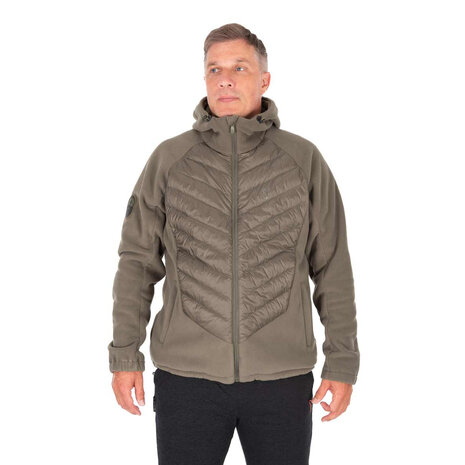 Fox Carp - Explorer Fleece Hooded Jacket Olive - Fox Carp