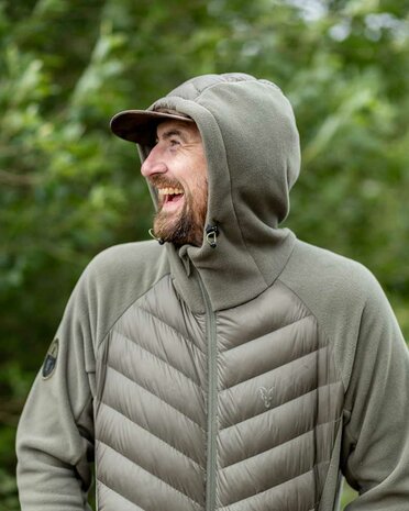 Fox Carp - Explorer Fleece Hooded Jacket Olive - Fox Carp