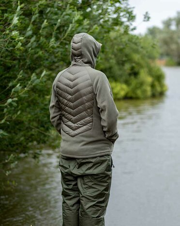 Fox Carp - Explorer Fleece Hooded Jacket Olive - Fox Carp