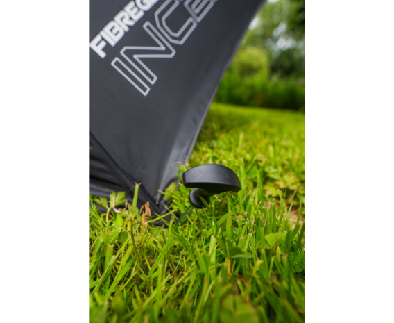 Inception 50&quot; Fibreglass Flatback Brolly  / 132cm - Preston