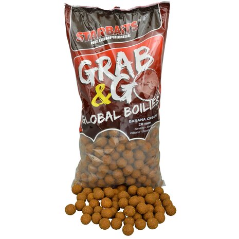 Boilies G&amp;G Global Banana Cream 20mm / 2500gr - Starbaits