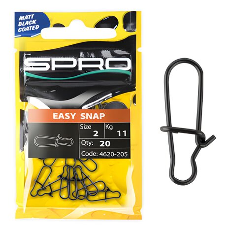 Matte Black Easy Snap - SPRO