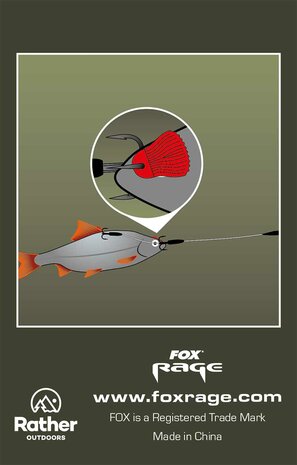 Fox Rage - Predator Bait Fins / Red - Fox Rage
