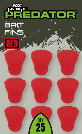 Fox Rage - Predator Bait Fins / Red - Fox Rage