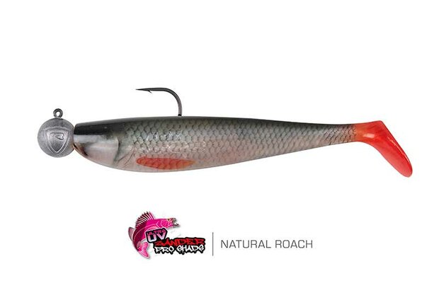 Ultra UV Zander Pro Shad Loaded Bulk - 10.0cm / 10.0gr - Fox Rage