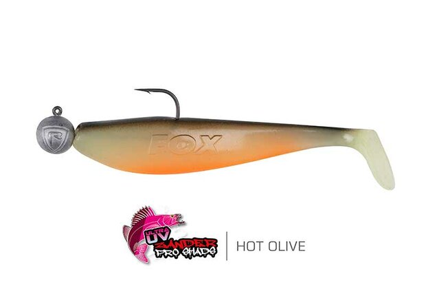 Ultra UV Zander Pro Shad Loaded Bulk - 10.0cm / 10.0gr - Fox Rage