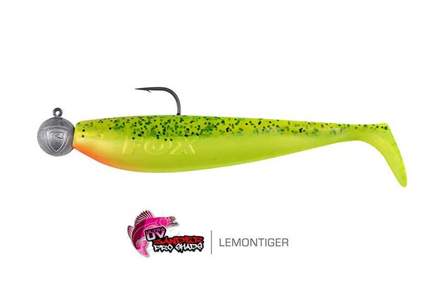 Ultra UV Zander Pro Shad Loaded Bulk - 10.0cm / 10.0gr - Fox Rage