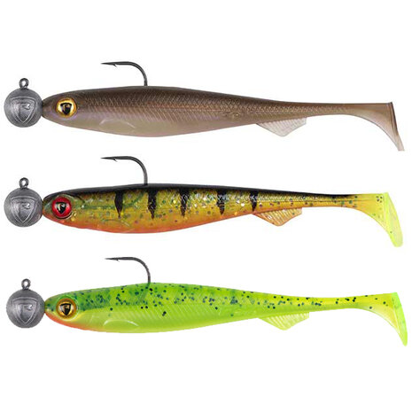 Ultra UV Slick Shad Loaded Bulk - 9.0cm / 7.0gr - Fox Rage