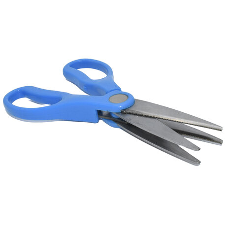 Elite - Double Blade Worm Scissor Blue / 20.0cm - Elite