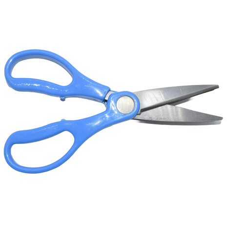 Elite - Double Blade Worm Scissor Blue / 20.0cm - Elite