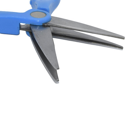 Elite - Double Blade Worm Scissor Blue / 20.0cm - Elite