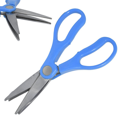 Elite - Double Blade Worm Scissor Blue / 20.0cm - Elite