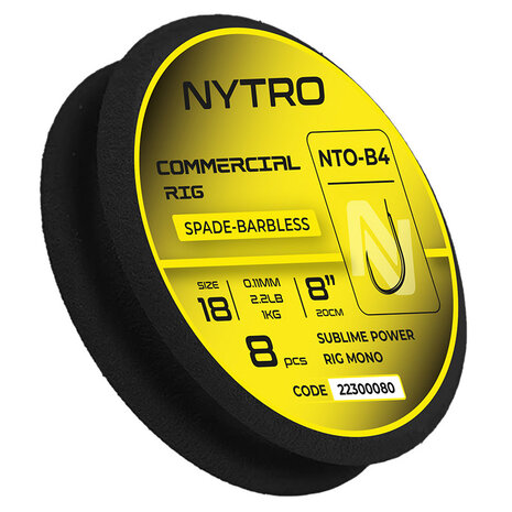 NTO-B4 Barbless Commercial Ready Tied Rigs / 20cm - Nytro