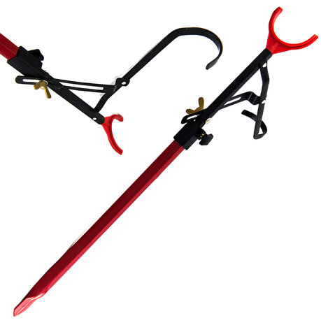 Elite - Hengelsteun Deluxe Split Rod Holder Red Finish / 50-90cm - Elite