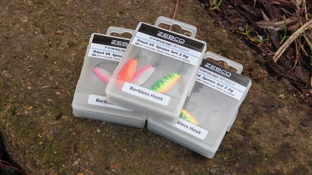 Zebco - Target Fish Trout Ul Spoon Set Barbed - Zebco