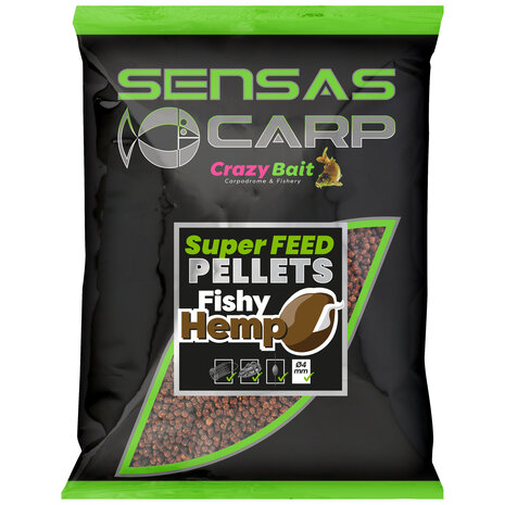 Super Feed Pellets Fishy Hemp / 650gr - Sensas