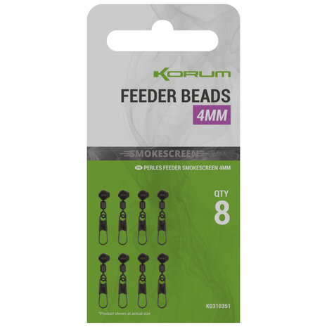 Korum - Smokescreen Feeder Beads / 4mm