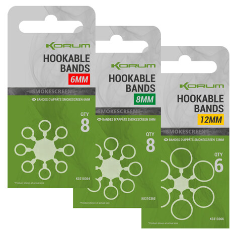 Smokescreen Hookable Bands - Korum