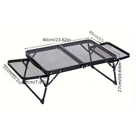 Gimson Foldable Steel Bivvy Table - Elite