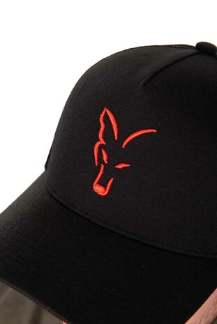Collection Tucker Cap / Black &amp; Orange - Fox Carp
