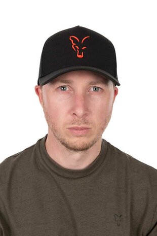 Collection Tucker Cap / Black &amp; Orange - Fox Carp