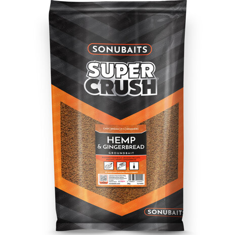 Super Crush Hemp &amp; Gingerbread / 2kg - Sonubaits