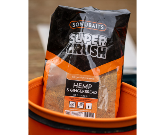Super Crush Hemp &amp; Gingerbread / 2kg - Sonubaits