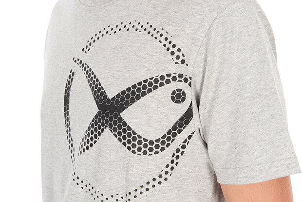 Large Mesh Logo T-Shirt / Grey - Matrix