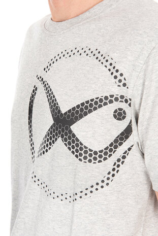 Large Mesh Logo T-Shirt / Grey - Matrix