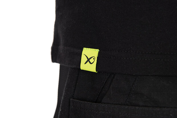 Large Mesh Logo T-Shirt / Black-Lime - Matrix