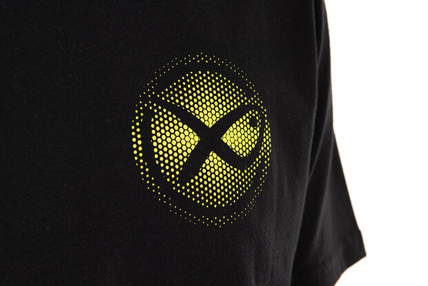Large Mesh Logo T-Shirt / Black-Lime - Matrix