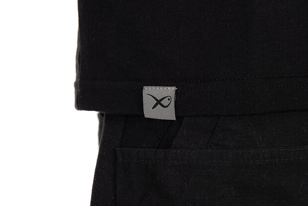 Large Fade Logo T-Shirt / Black-Grey - Matrix