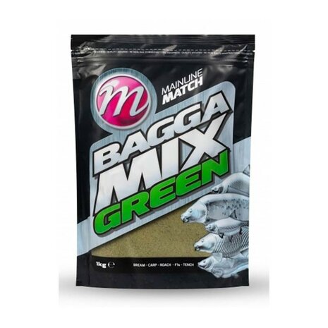 Mainline - Groundbait Match Bagga Mix Green / 1kg - Mainline