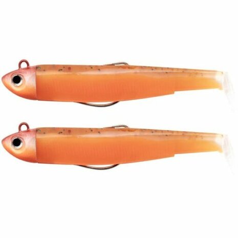 FIIISH - Black Minnow 105mm Double Combo Search 12gr Orange Glow - FIIISH