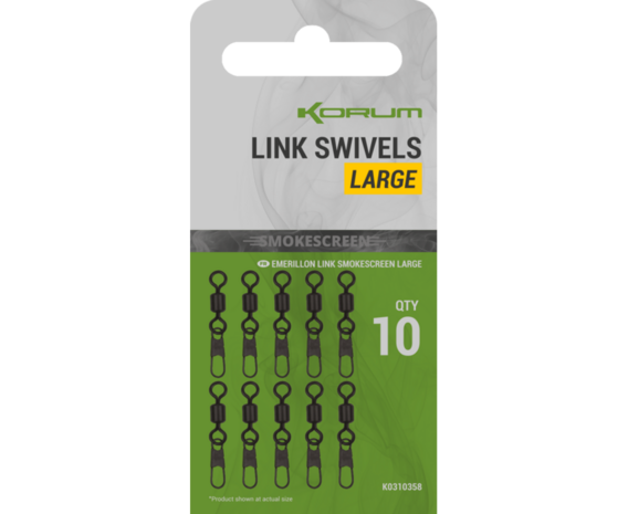 Korum - Smokescreen Link Swivels - Korum