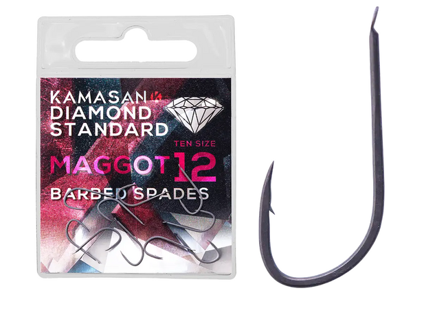 Kamasan - Diamond Standard Maggot Barbed Spades - Kamasan