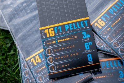 Guru - Onderlijn F1 Pellet Pole Rig 6" Barbless / 15cm - Guru