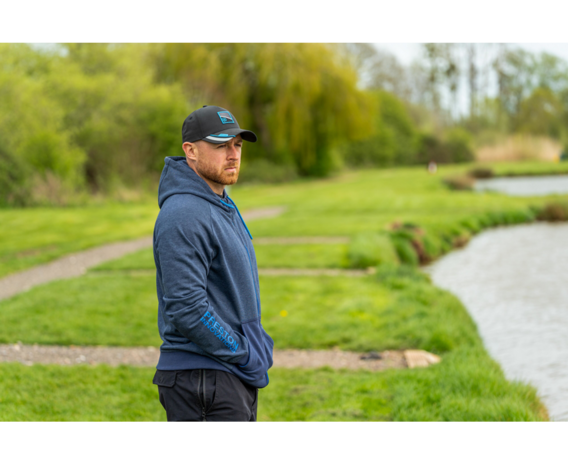 Preston - Navy Tide Zip Hoodie - Preston