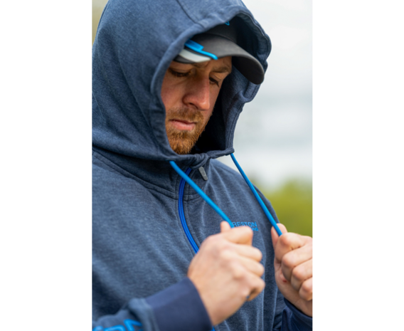 Preston - Navy Tide Zip Hoodie - Preston