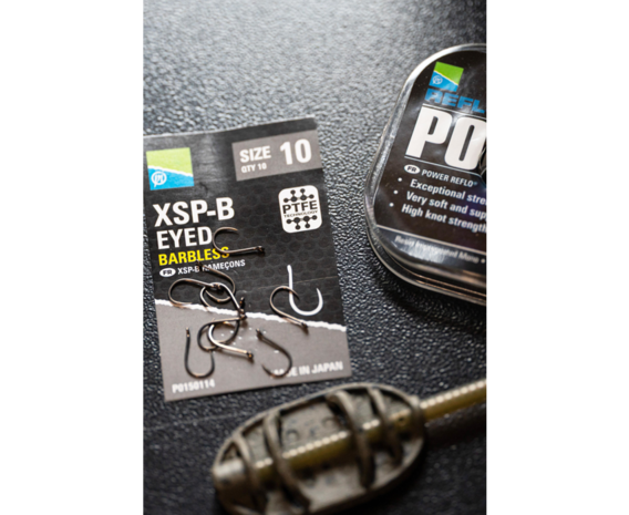 Preston - XSP-B Haken Eyed / Barbless - Preston